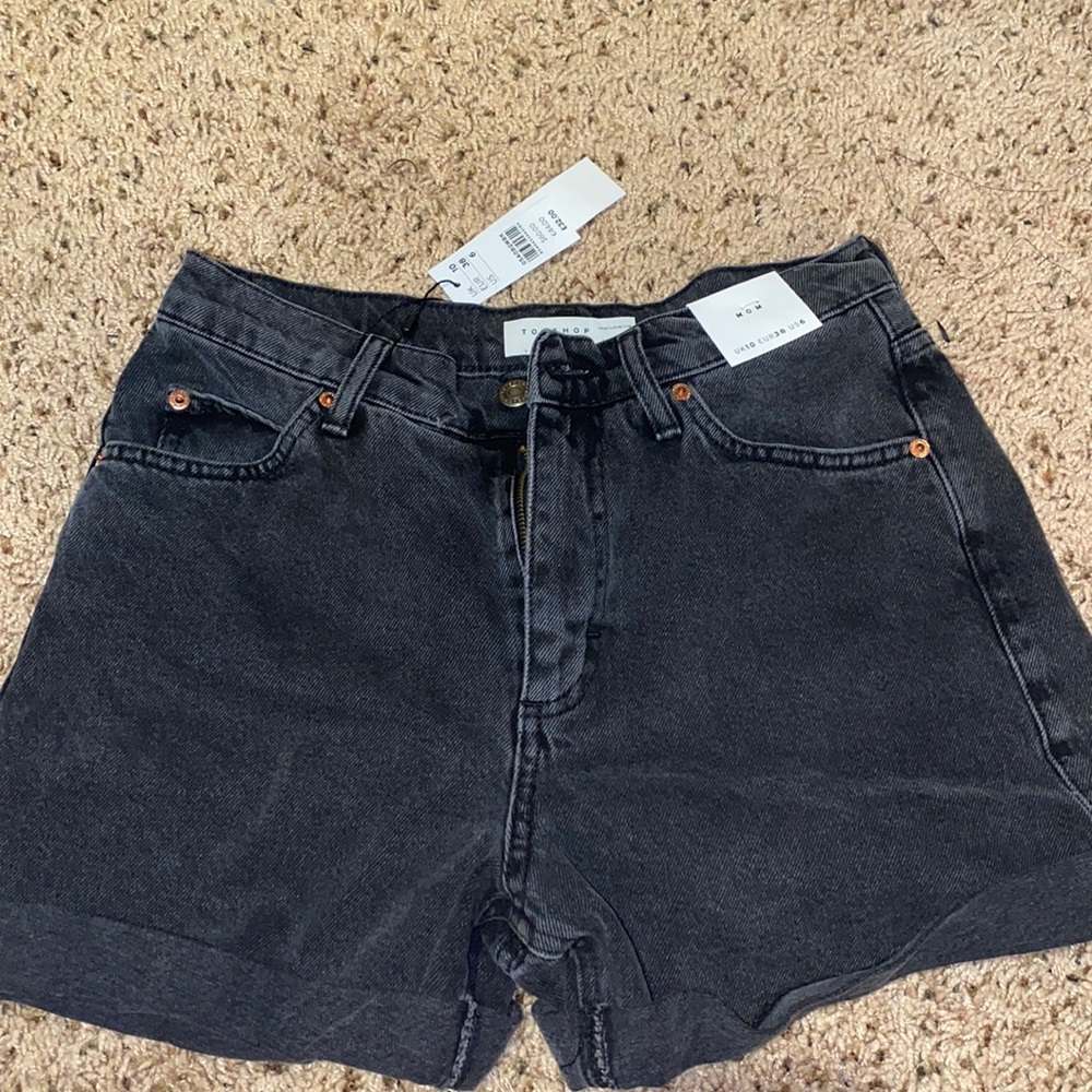 BRAND NEW Top Shop Black Jean shorts